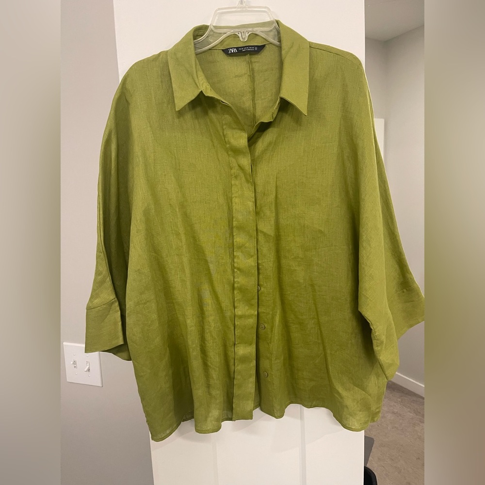 Zara button up